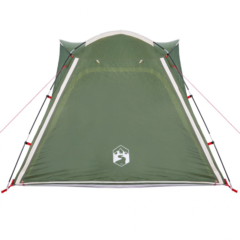 Campingzelt 4 Personen Grün Quick Release Wasserfest