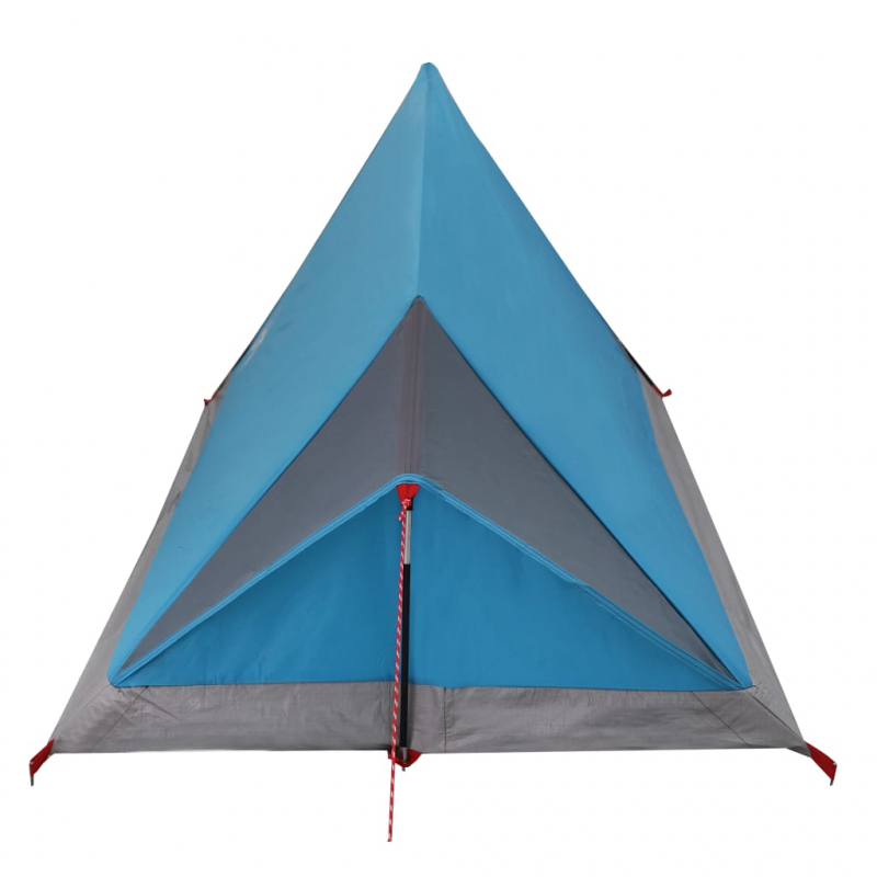 Campingzelt 2 Personen Blau 200x120x88/62 cm 185T Taft