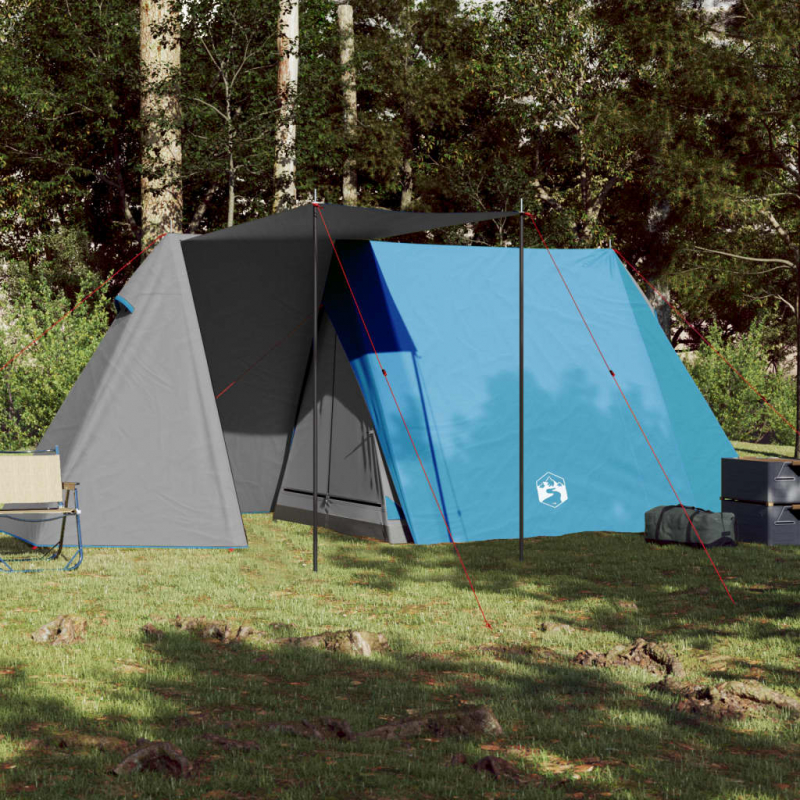 Campingzelt 3 Personen Blau Wasserfest