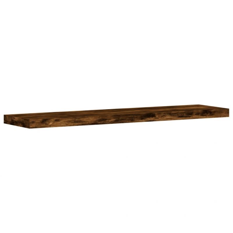 Wandregale 4 Stk. Räuchereiche 40x10x1,5 cm Holzwerkstoff