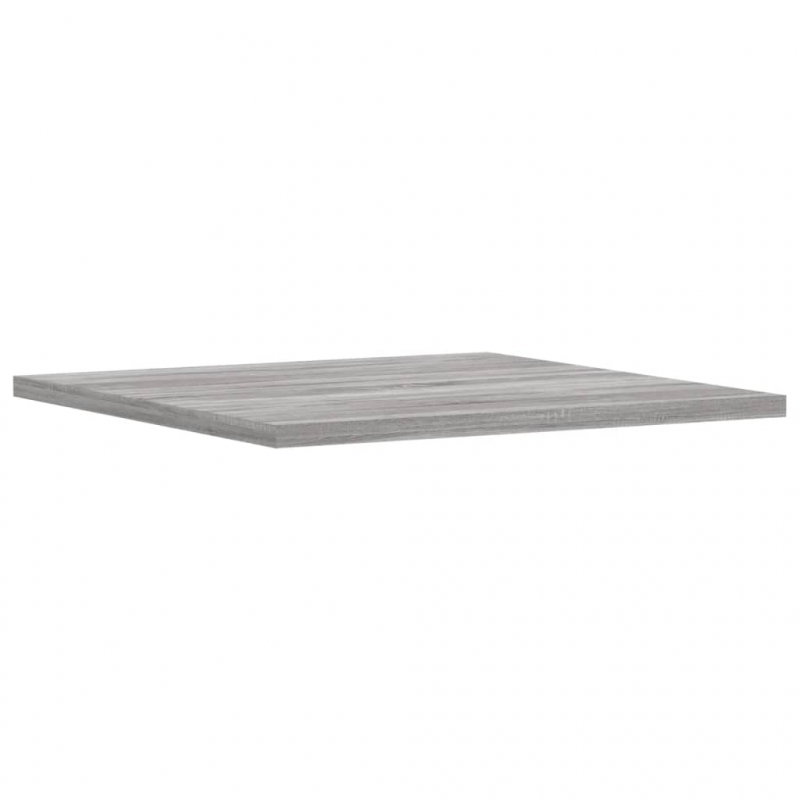 Wandregale 4 Stk. Grau Sonoma 40x40x1,5 cm Holzwerkstoff