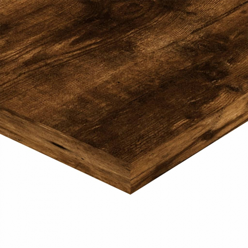 Wandregale 4 Stk. Räuchereiche 60x20x1,5 cm Holzwerkstoff