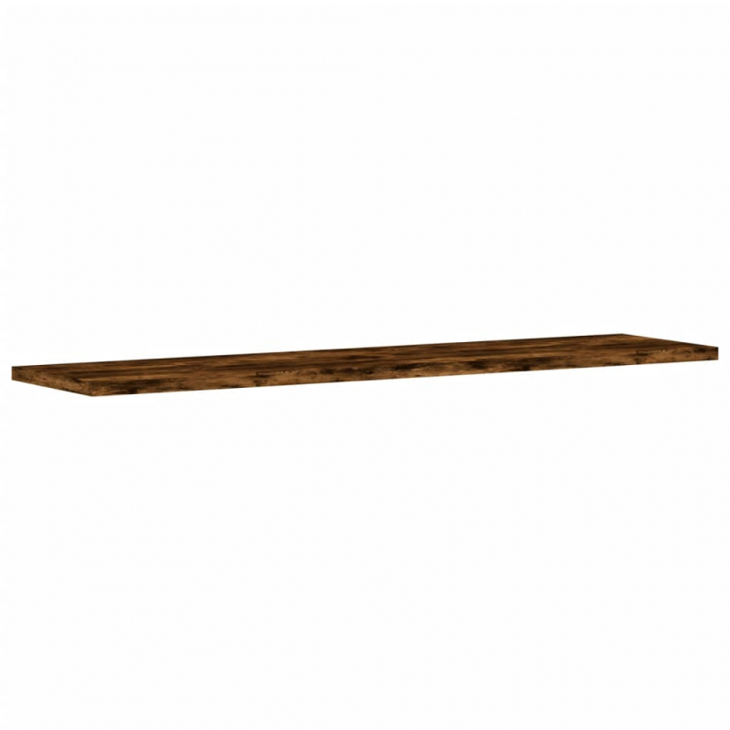 Wandregale 4 Stk. Räuchereiche 80x20x1,5 cm Holzwerkstoff