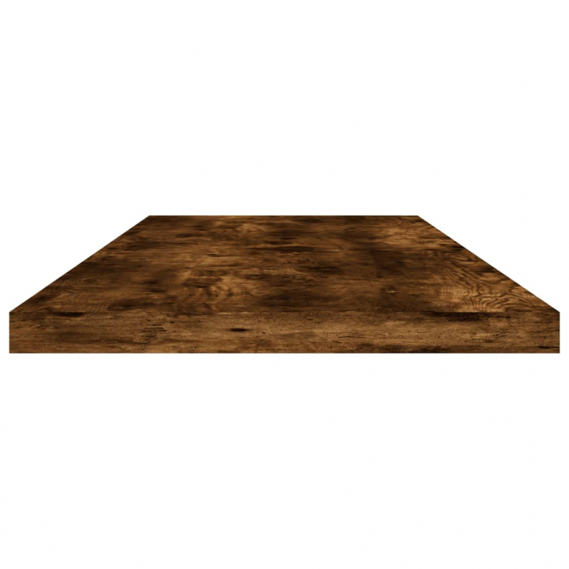 Wandregale 4 Stk. Räuchereiche 80x20x1,5 cm Holzwerkstoff