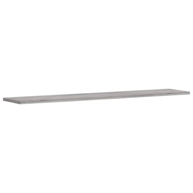 Wandregale 4 Stk. Grau Sonoma 100x20x1,5 cm Holzwerkstoff
