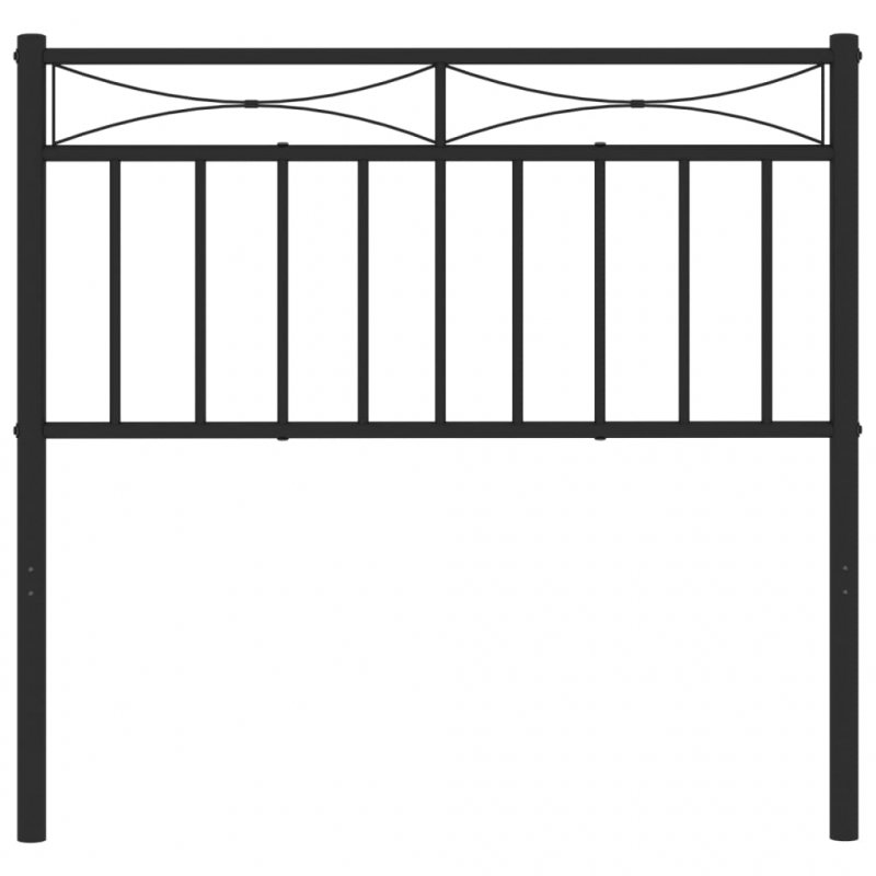 Kopfteil Metall Schwarz 90 cm