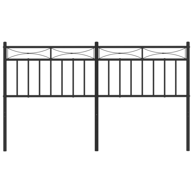 Kopfteil Metall Schwarz 150 cm
