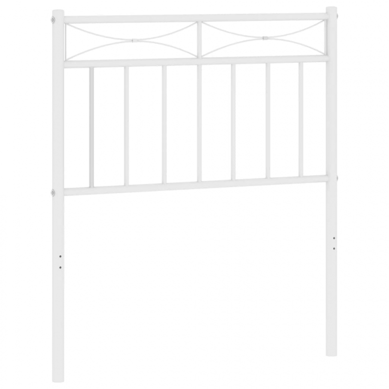 Kopfteil Metall Weiß 75 cm