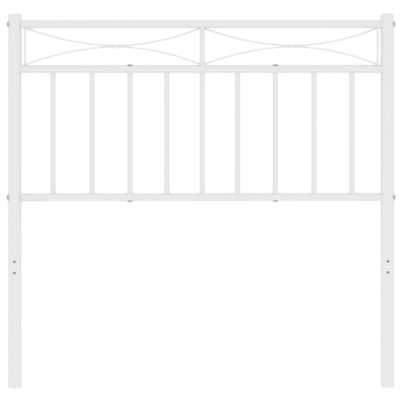 Kopfteil Metall Weiß 90 cm