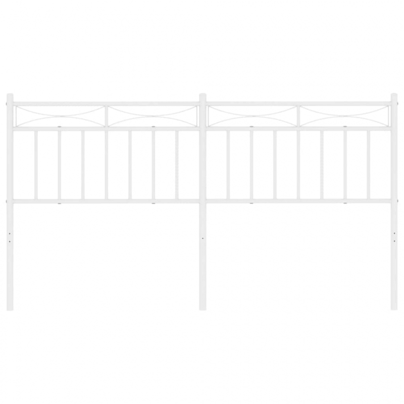 Kopfteil Metall Weiß 160 cm