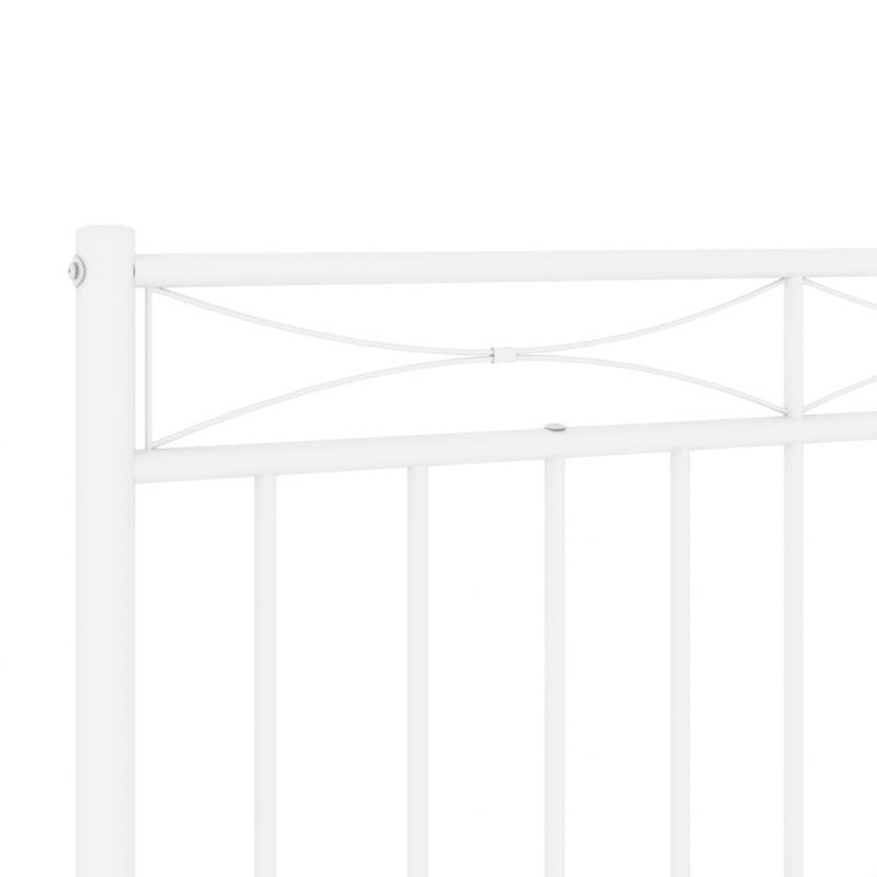 Kopfteil Metall Weiß 180 cm