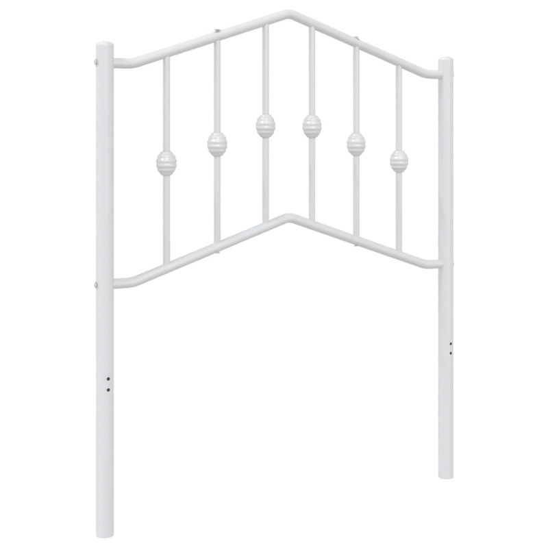 Kopfteil Metall Weiß 75 cm