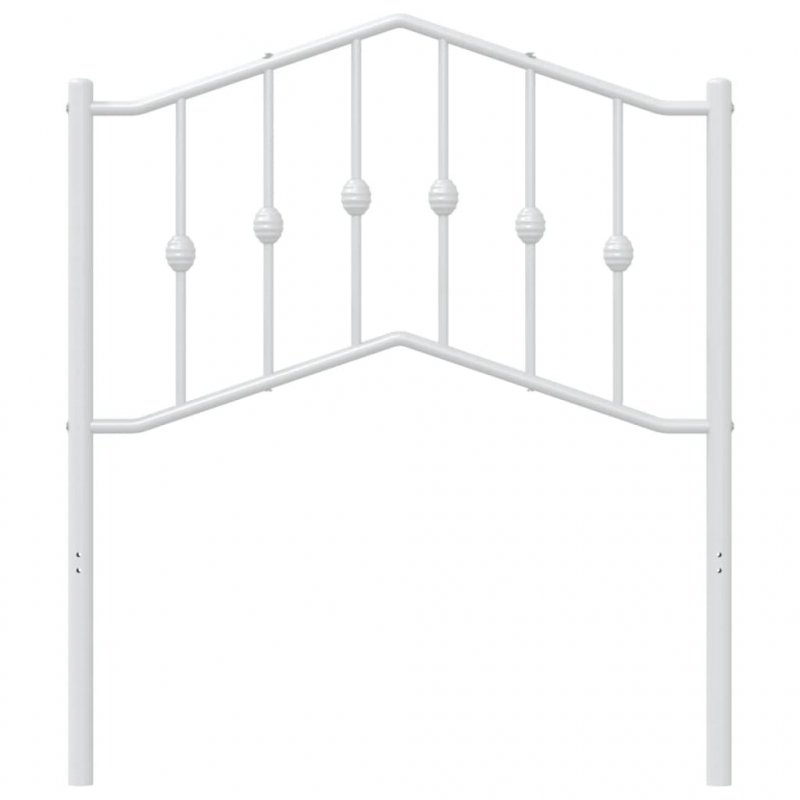 Kopfteil Metall Weiß 80 cm