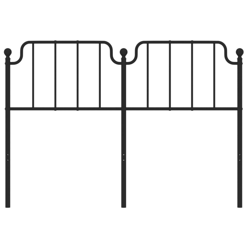 Kopfteil Metall Schwarz 140 cm