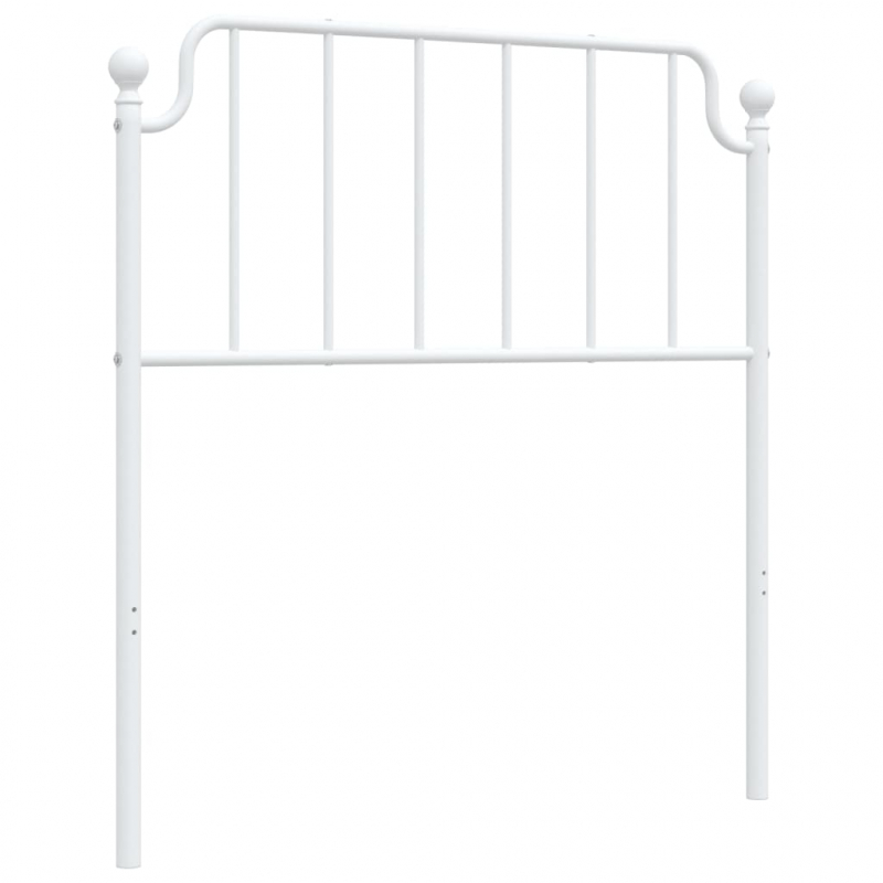 Kopfteil Metall Weiß 90 cm