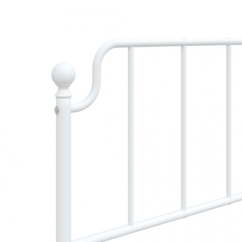 Kopfteil Metall Weiß 90 cm