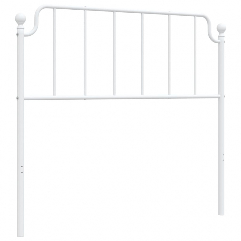 Kopfteil Metall Weiß 107 cm