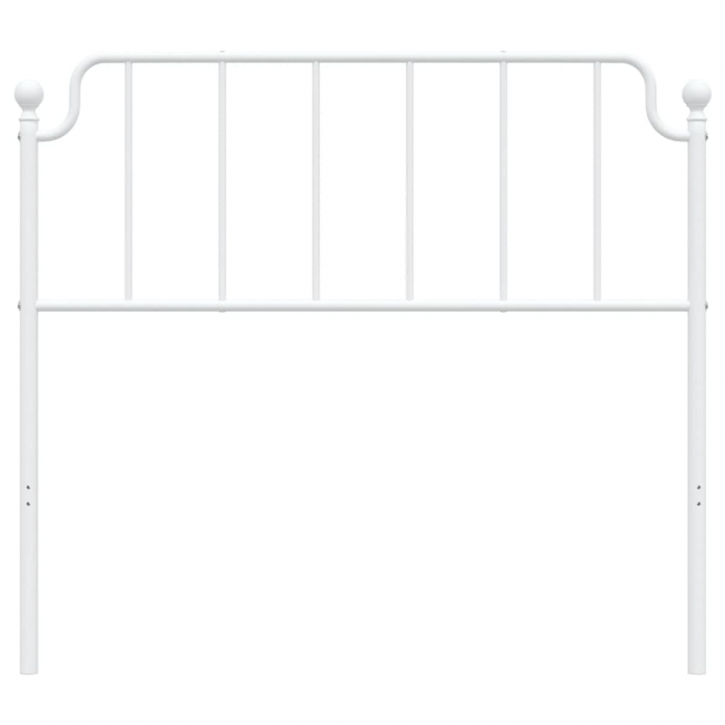 Kopfteil Metall Weiß 107 cm