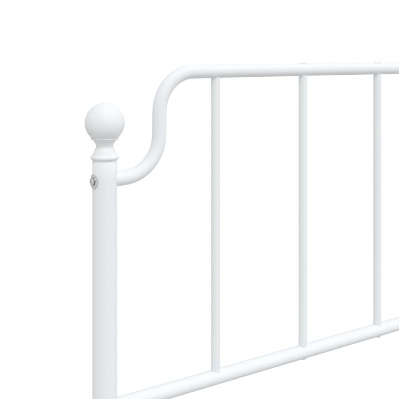 Kopfteil Metall Weiß 107 cm