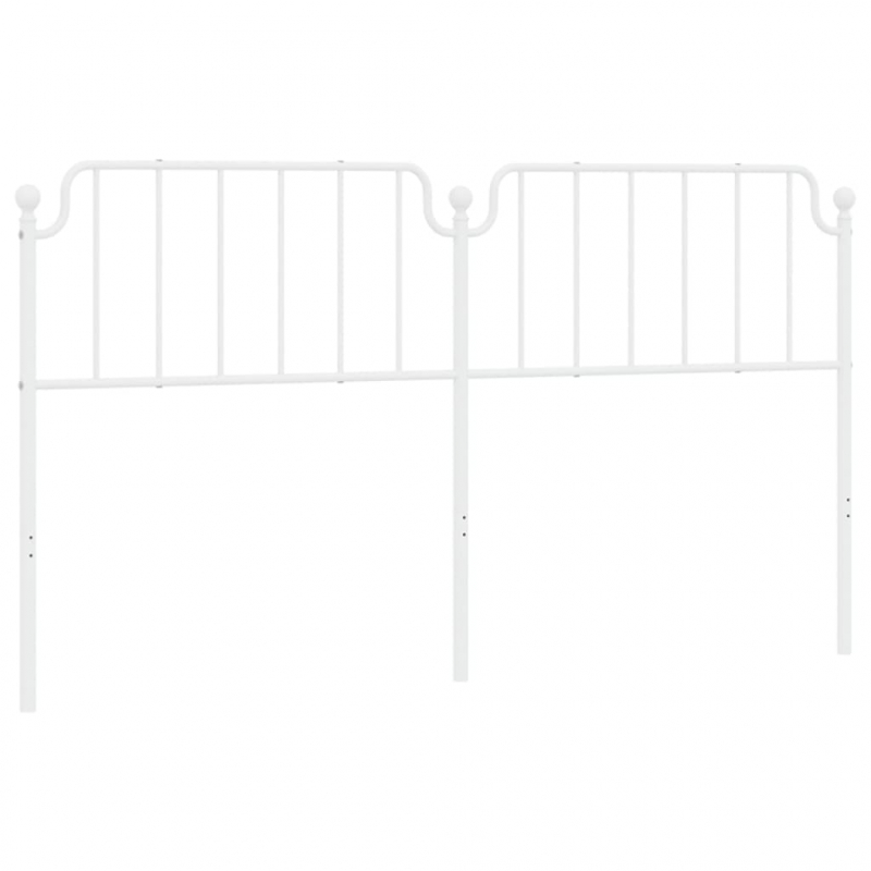 Kopfteil Metall Weiß 180 cm