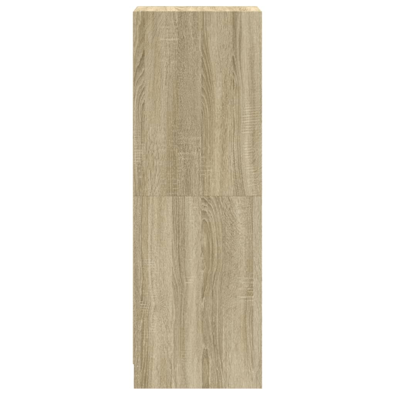 Highboard mit Glastüren Sonoma-Eiche 35x37x109 cm