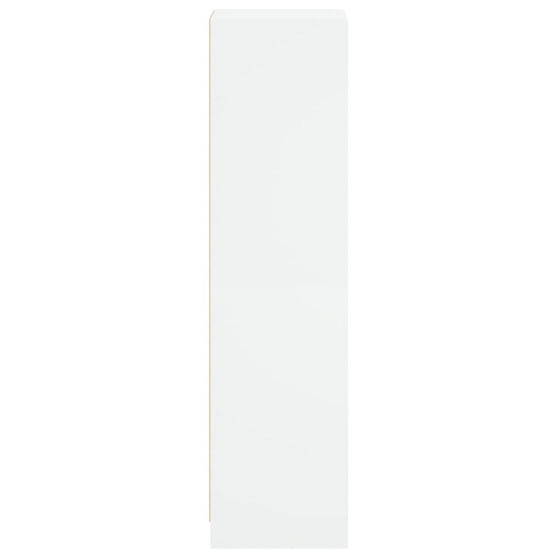 Highboard mit Glastür Weiß 35x37x142 cm