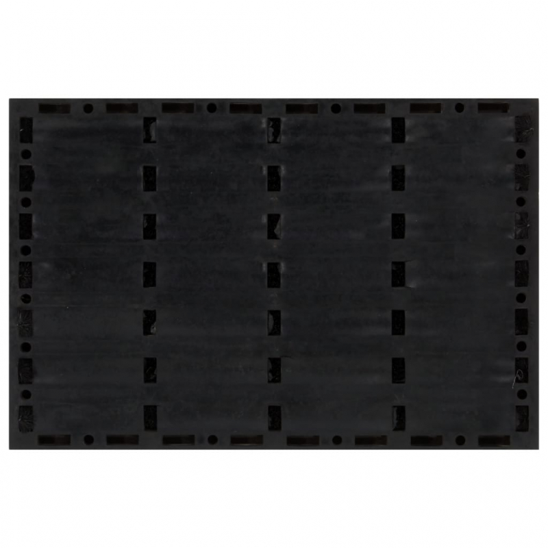 Fußmatte Rechteckig 40x60 cm Gummi und Kokosfaser