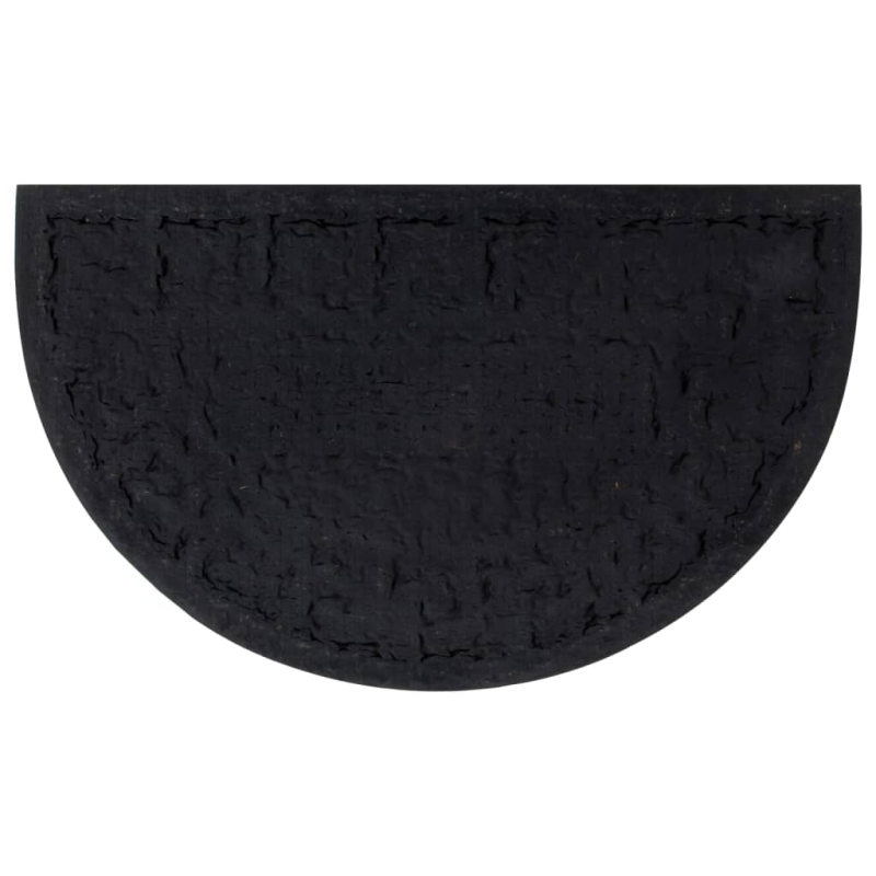 Fußmatte Halbrund 45x75 cm Gummi und Kokosfaser