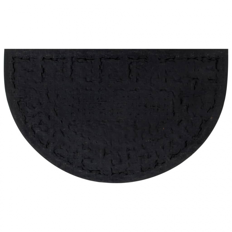 Fußmatte Halbrund 45x75 cm Gummi und Kokosfaser
