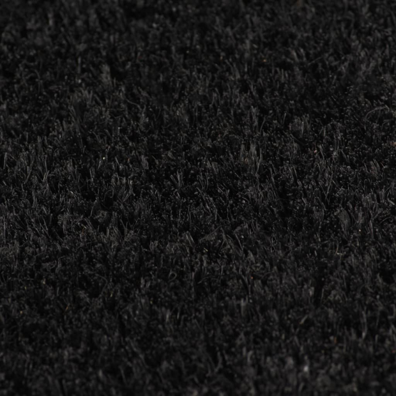 Fußmatten 5 Stk. Schwarz 40x60 cm Kokosfaser Getuftet