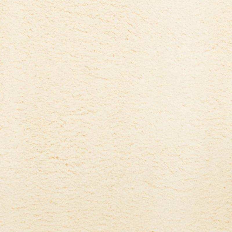 Teppich HUARTE Kurzflor Weich und Waschbar Creme 240x240 cm