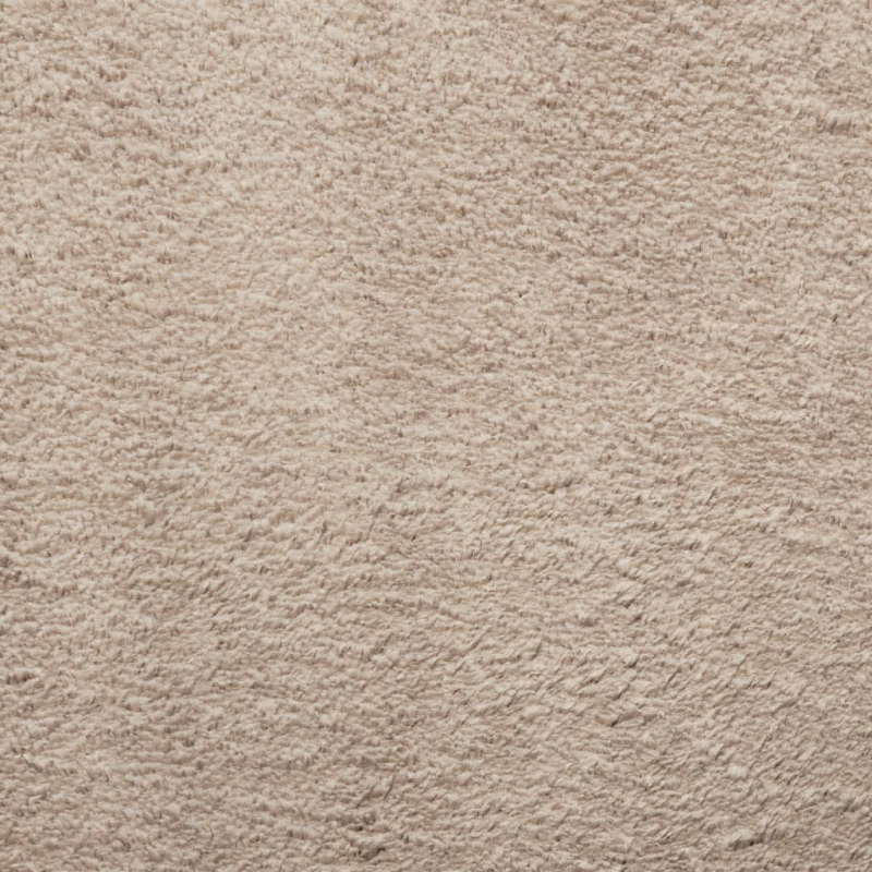 Teppich HUARTE Kurzflor Weich und Waschbar Sandfarben 240x240cm
