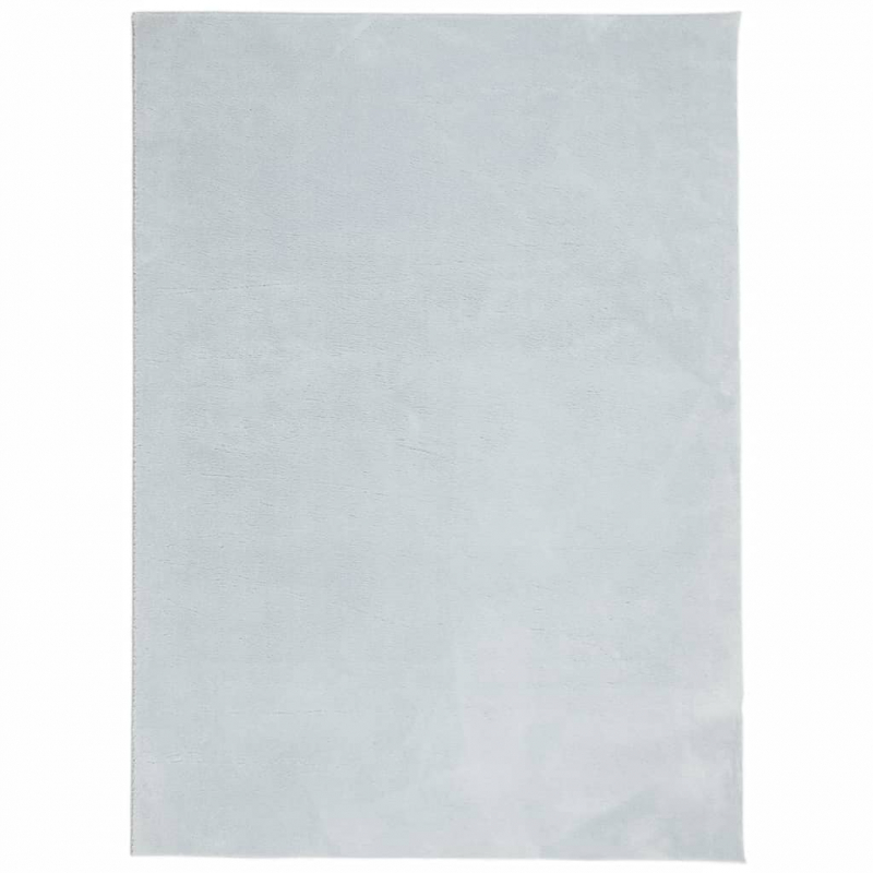 Teppich HUARTE Kurzflor Weich und Waschbar Blau 200x280 cm