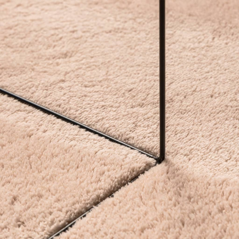 Teppich HUARTE Kurzflor Weich und Waschbar Blassrosa 100x200 cm