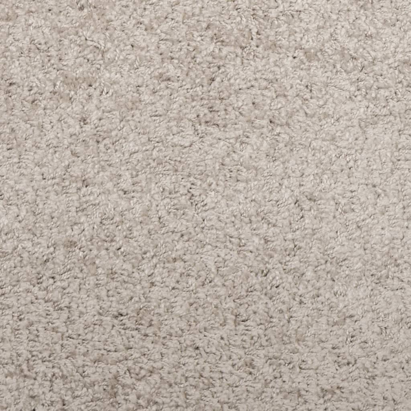 Shaggy-Teppich PAMPLONA Hochflor Modern Beige 80x250 cm