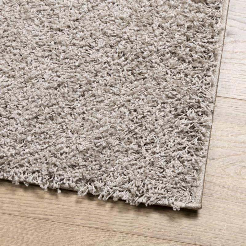 Shaggy-Teppich PAMPLONA Hochflor Modern Beige 120x170 cm