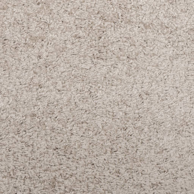 Shaggy-Teppich PAMPLONA Hochflor Modern Beige 140x200 cm