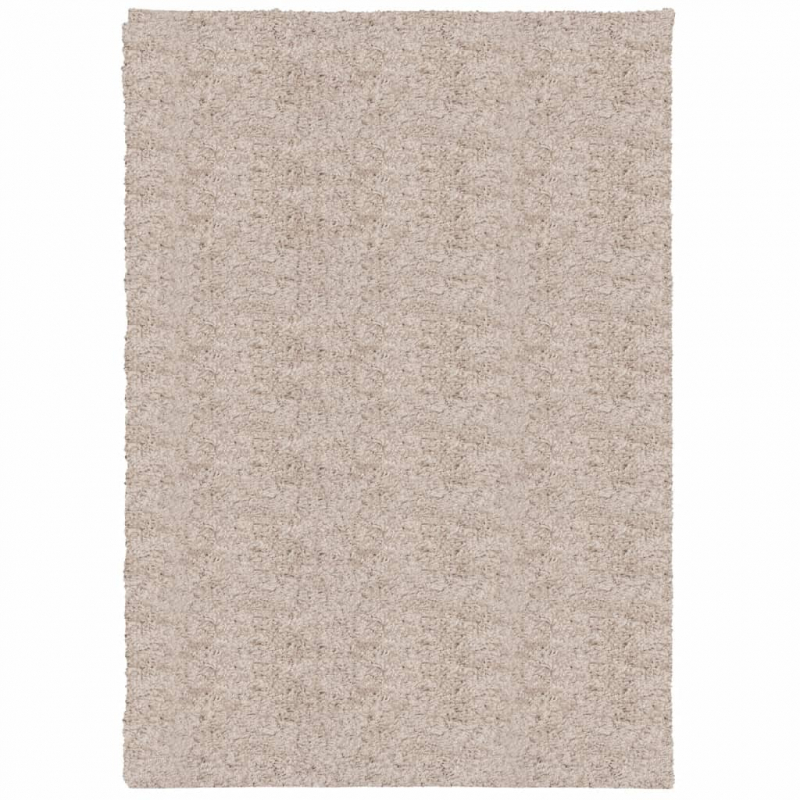 Shaggy-Teppich PAMPLONA Hochflor Modern Beige 160x230 cm