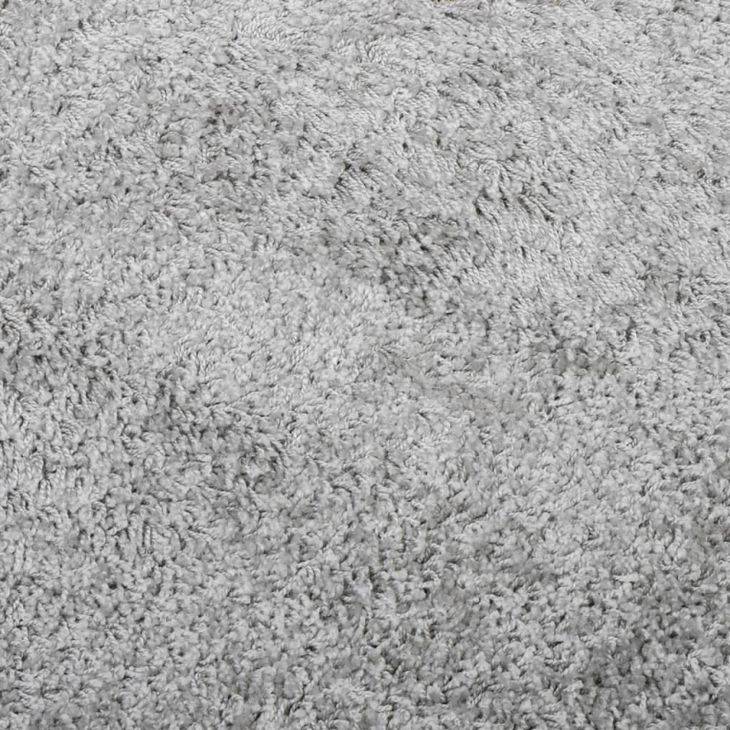 Shaggy-Teppich PAMPLONA Hochflor Modern Grau 80x250 cm