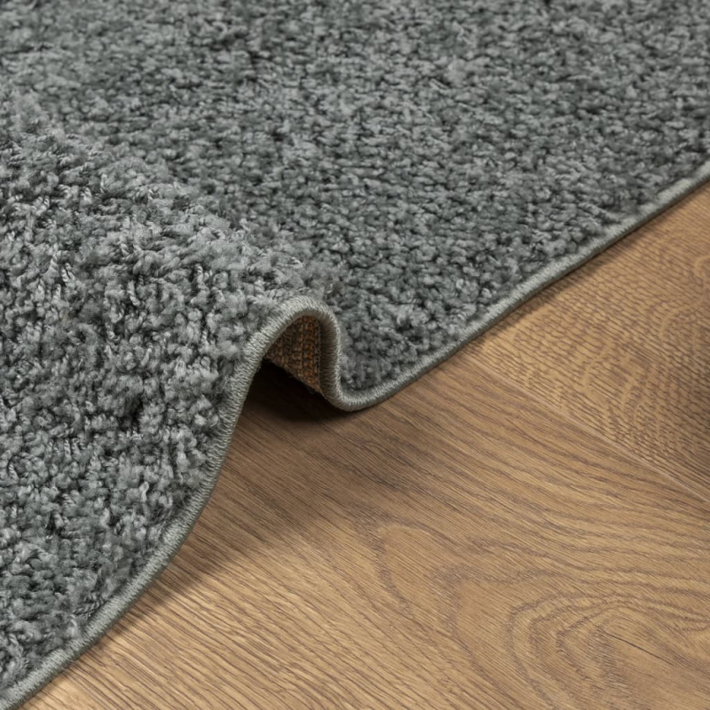 Teppich Shaggy Hochflor Modern Grün 80x150 cm