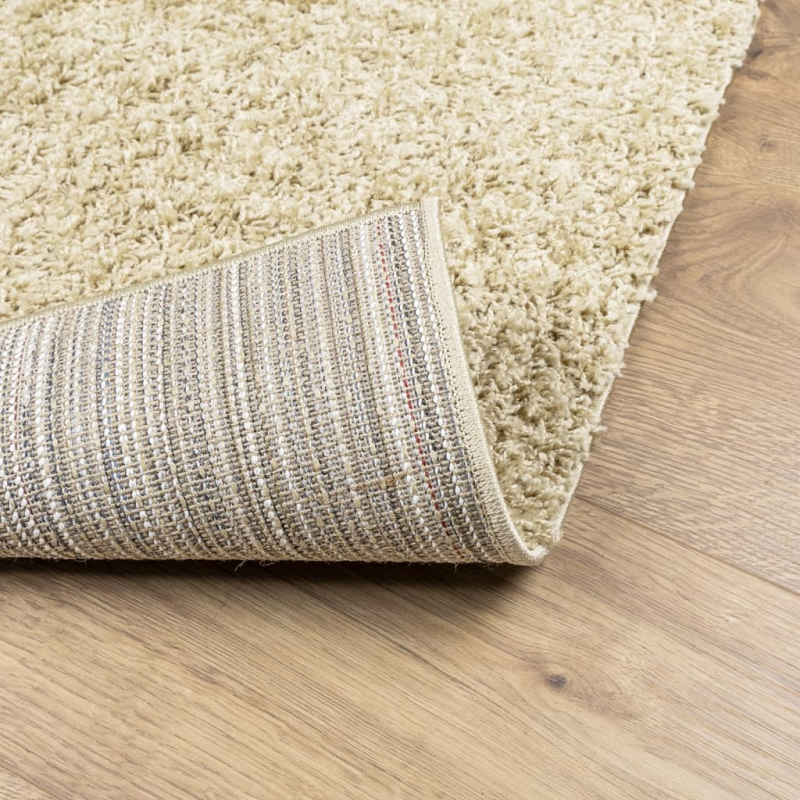 Teppich Shaggy Hochflor Modern Golden 80x150 cm