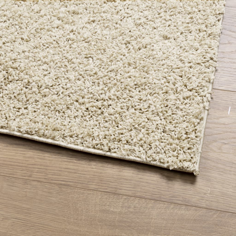 Teppich Shaggy Hochflor Modern Golden 120x170 cm