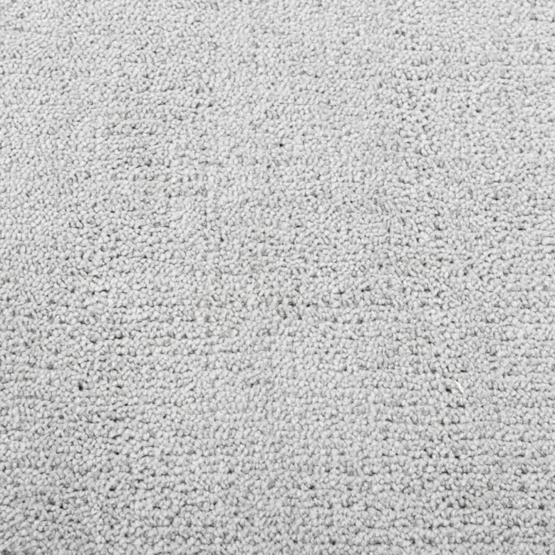 Teppich OVIEDO Kurzflor Grau 80x250 cm