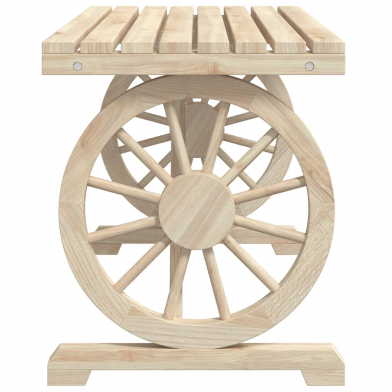 Gartentisch 115x55x65 cm Massivholz Tanne