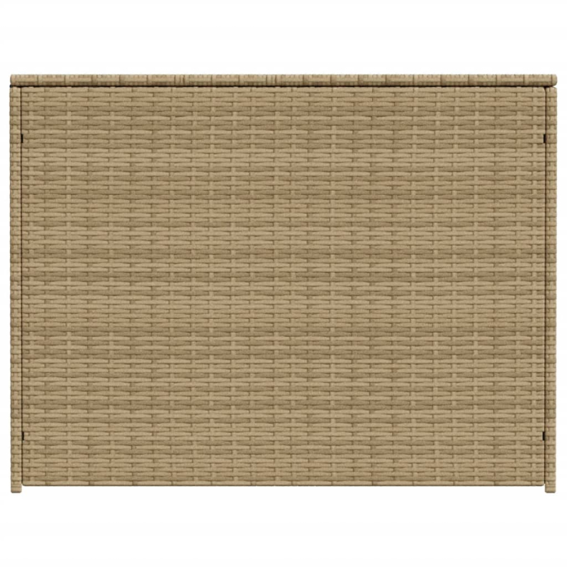 Gartentruhe Beige 984L Poly Rattan