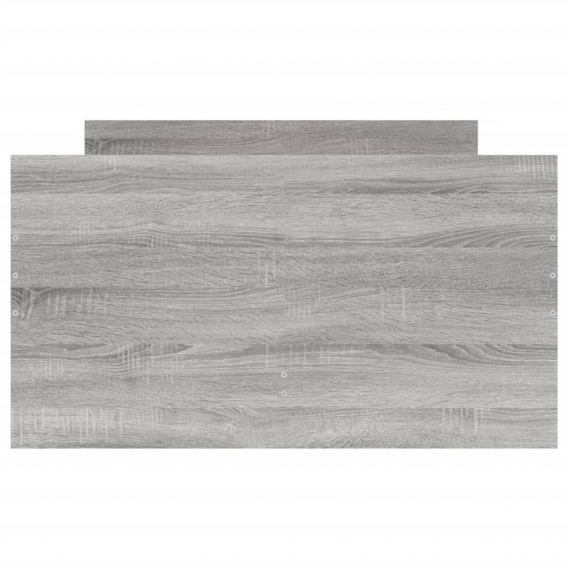 Bettgestell mit Schubladen Grau Sonoma 90x200 cm