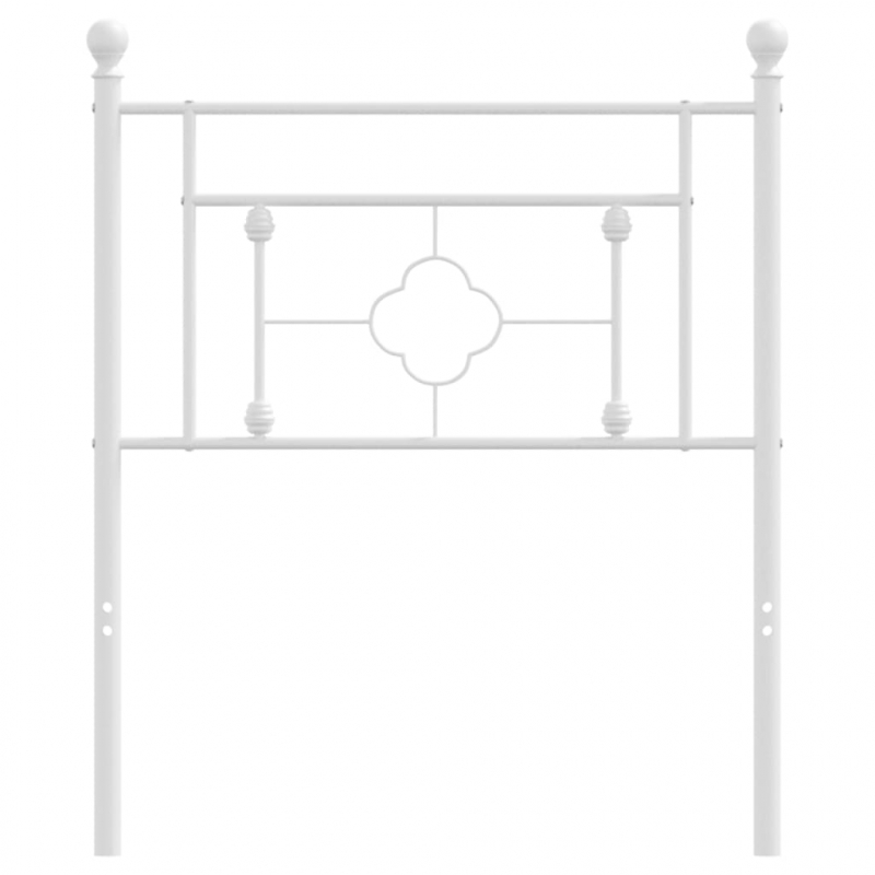 Kopfteil Metall Weiß 80 cm