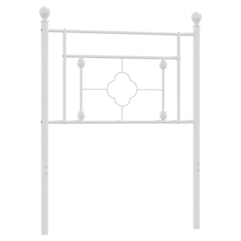 Kopfteil Metall Weiß 80 cm
