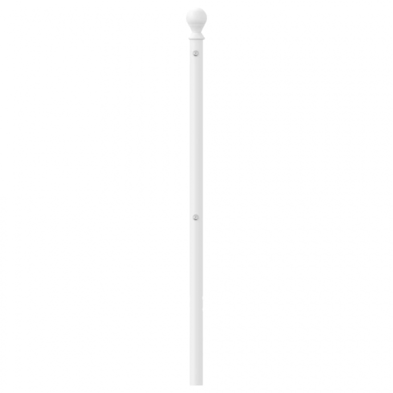 Kopfteil Metall Weiß 120 cm