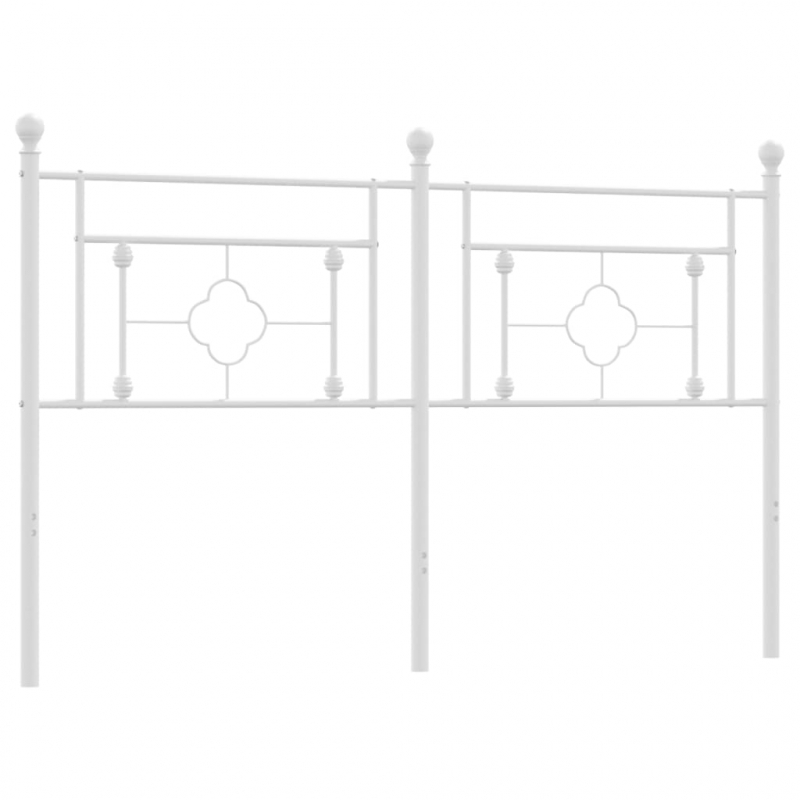 Kopfteil Metall Weiß 150 cm